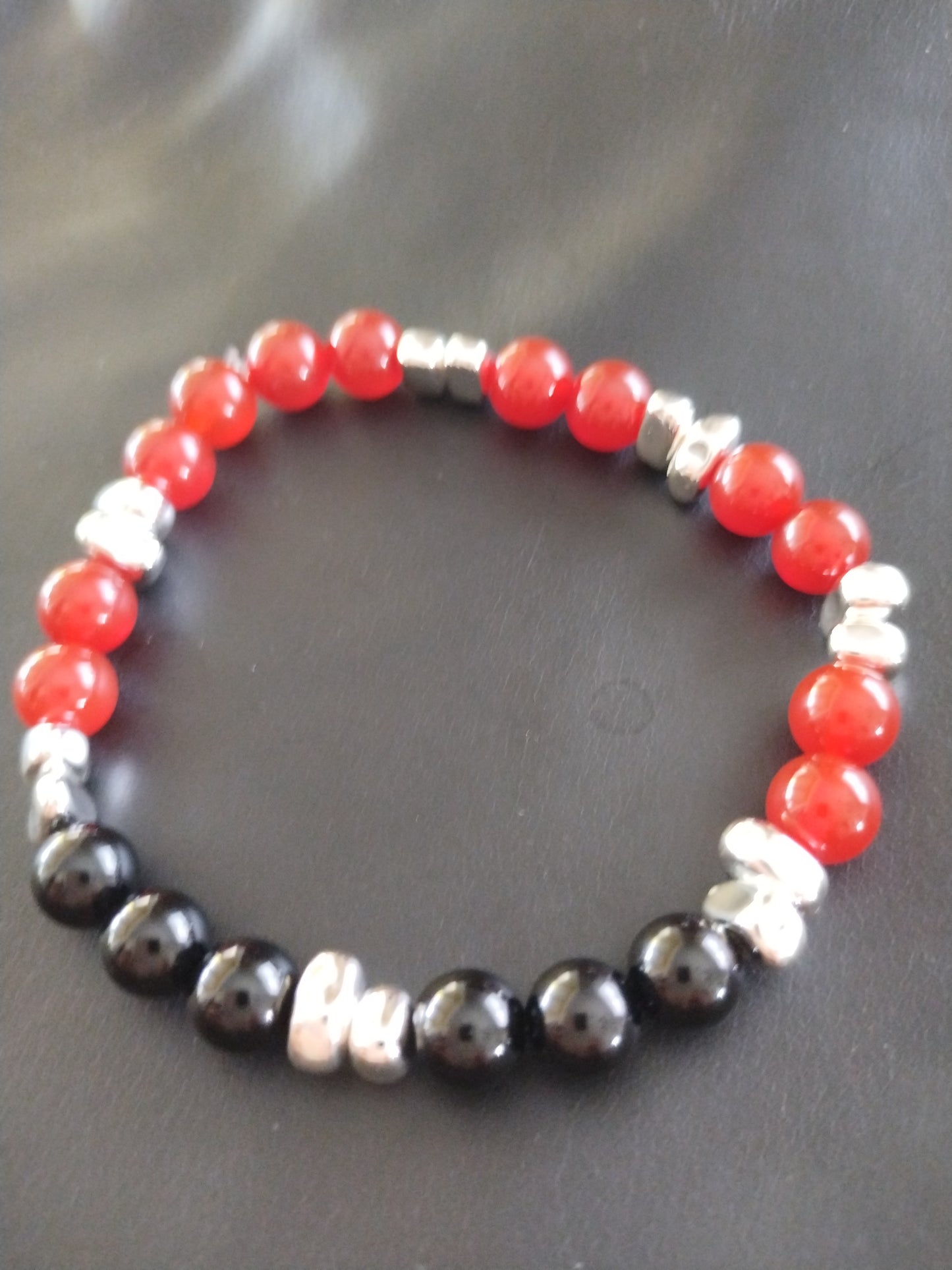 Bracelet pierre semi précieuse 22 cm