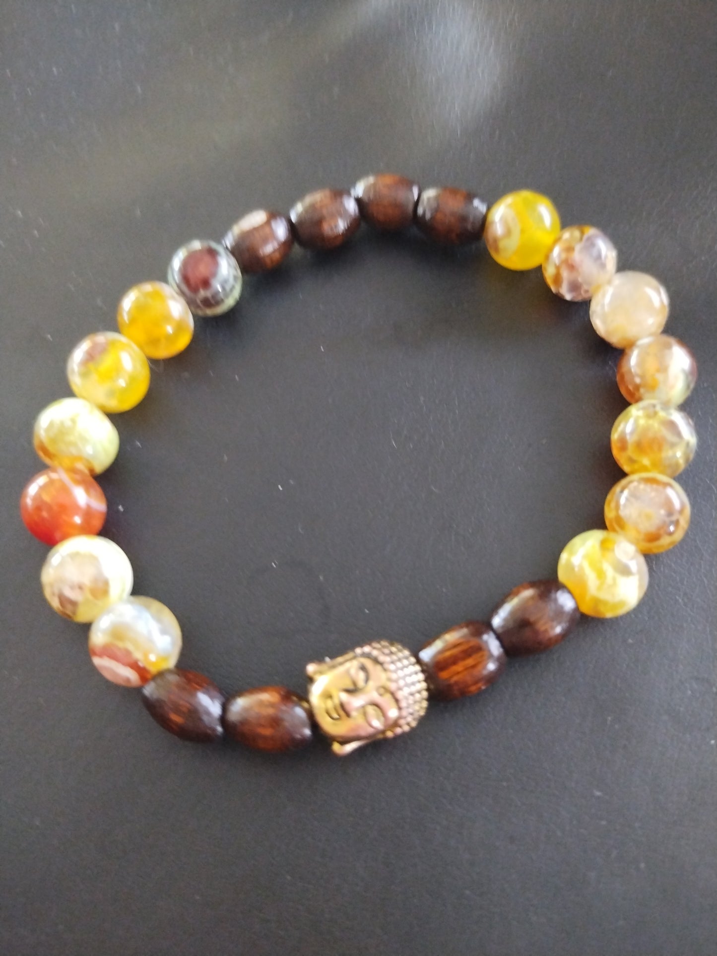 Bracelet pierre semi précieuse 18 cm