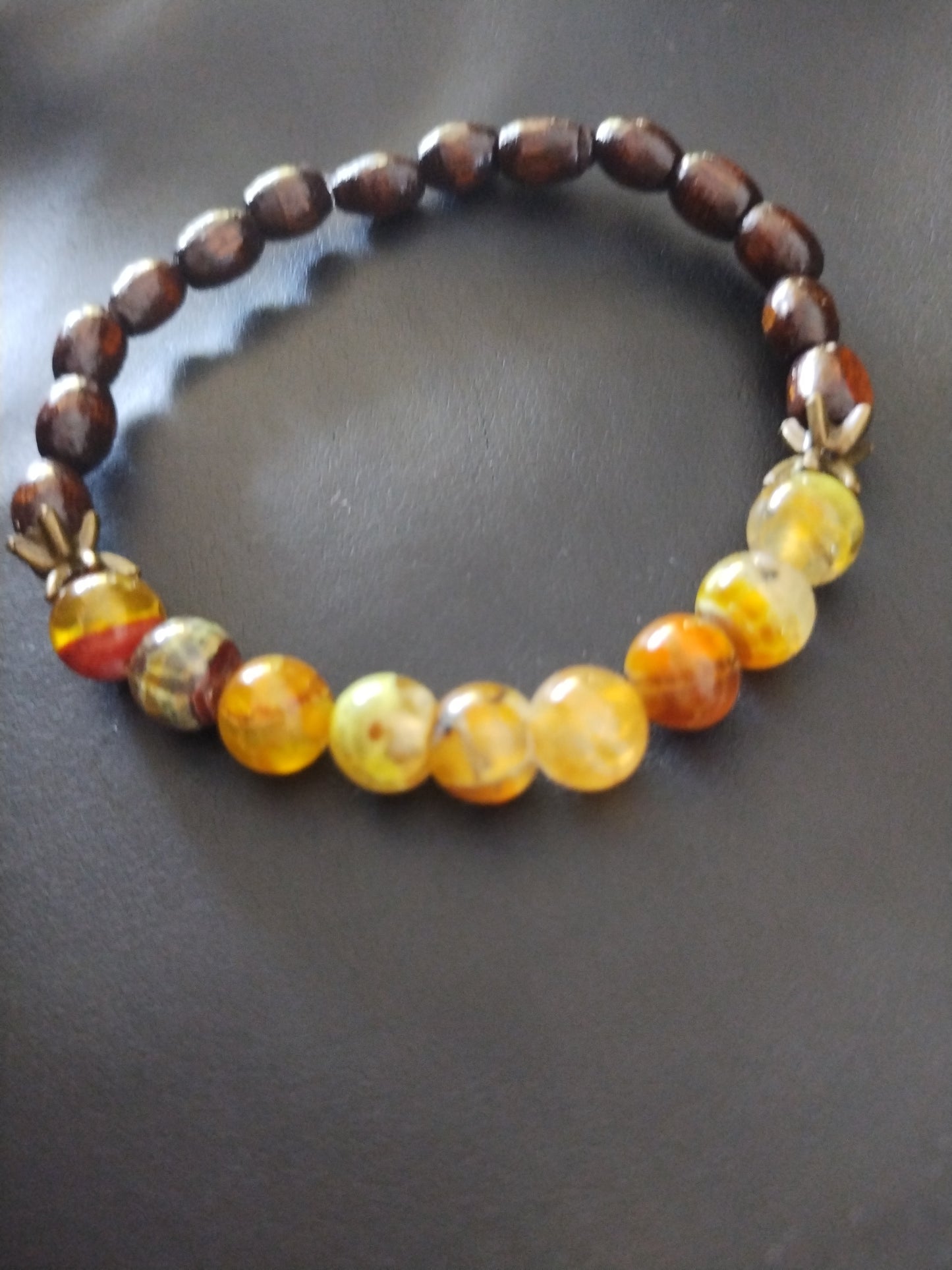 Bracelet pierre semi précieuse 18 cm