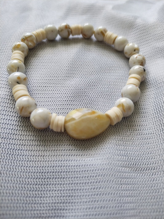Bracelet pierre semi précieuse 20 cm